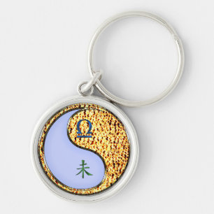 Libra & Fire Goat Key Ring