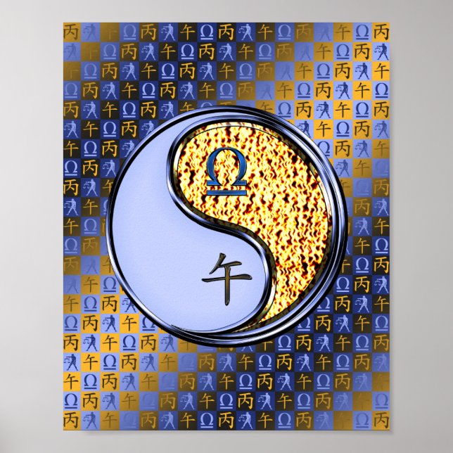 Libra & Fire Horse Poster (Front)