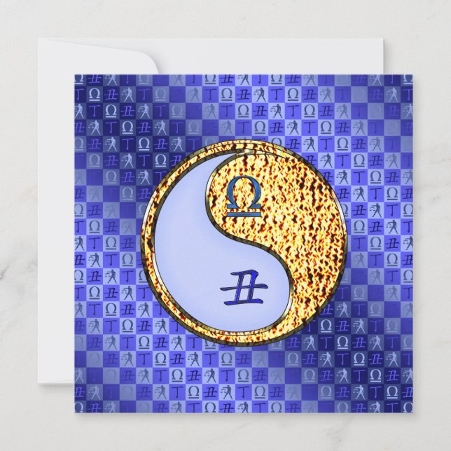 Libra & Fire Ox Card (Front)