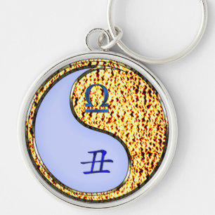 Libra & Fire Ox Key Ring