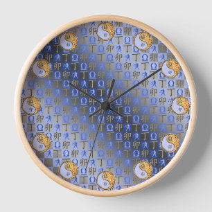 Libra & Fire Rabbit Clock