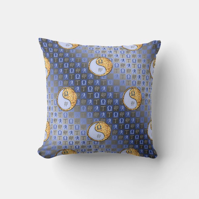 Libra & Fire Rabbit Cushion (Front)