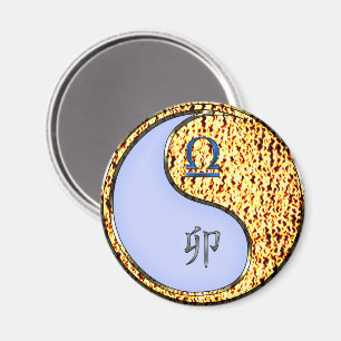 Libra & Fire Rabbit Magnet