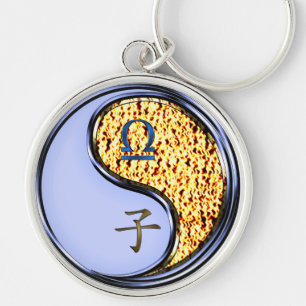 Libra & Fire Rat Key Ring