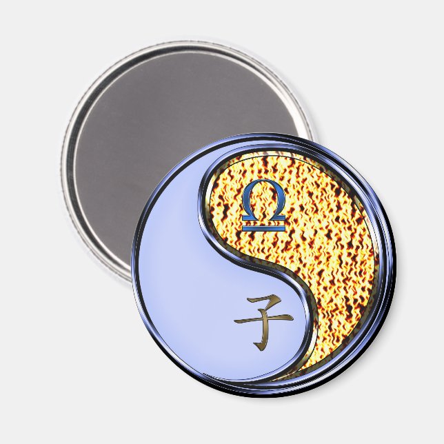 Libra & Fire Rat Magnet (Front/Back)