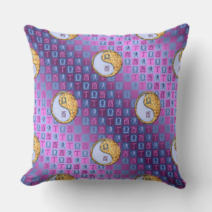 Libra & Fire Rooster Cushion