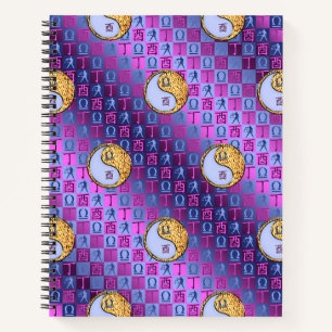 Libra & Fire Rooster Notebook
