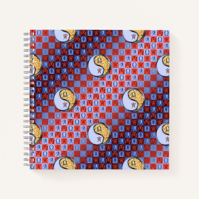 Libra & Fire Tiger Notebook (Front)