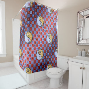 Libra & Fire Tiger Shower Curtain