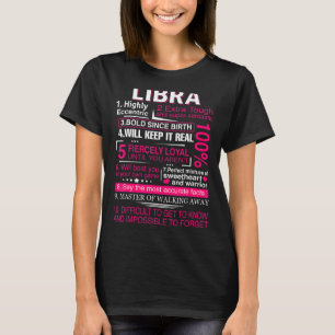 Libra For Women Zodiac September October Birthday T-Shirt