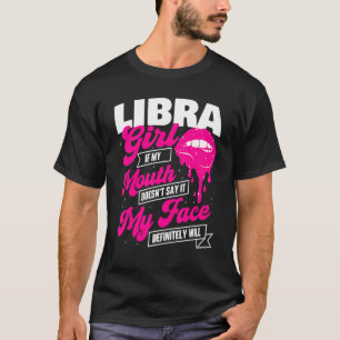 Libra Girl Astrology Birthday Zodiac Sign T-Shirt