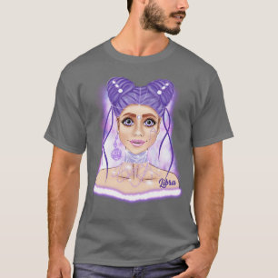 Libra Girl Birthday Zodiac Women Born in October S T-Shirt