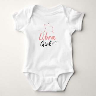 Libra Girl cute Astrology bodysuit for babies