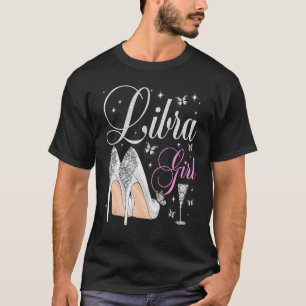Libra Girl September October Birthday Party Zodiac T-Shirt