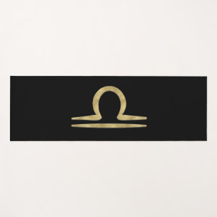 LIBRA Gold September October Birthday Astrology Yoga Mat