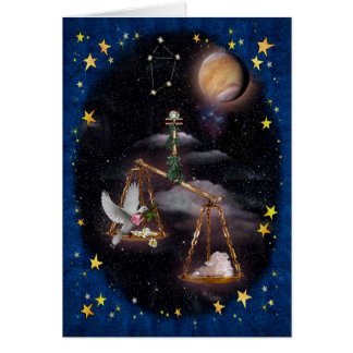 Libra Greeting Card