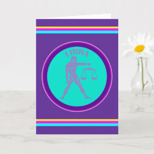 Libra Greeting Card