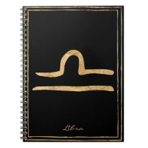 Libra hammered gold stylised astrology symbol 