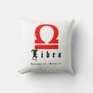 Libra, Horoscope, zodiac, astrology Cushion