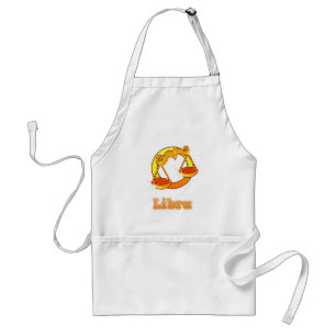 Libra illustration standard apron