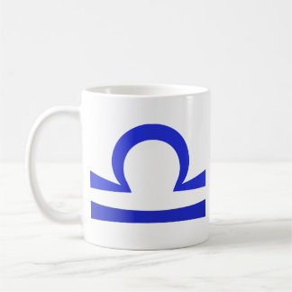 Libra in Blue Coffee Mug