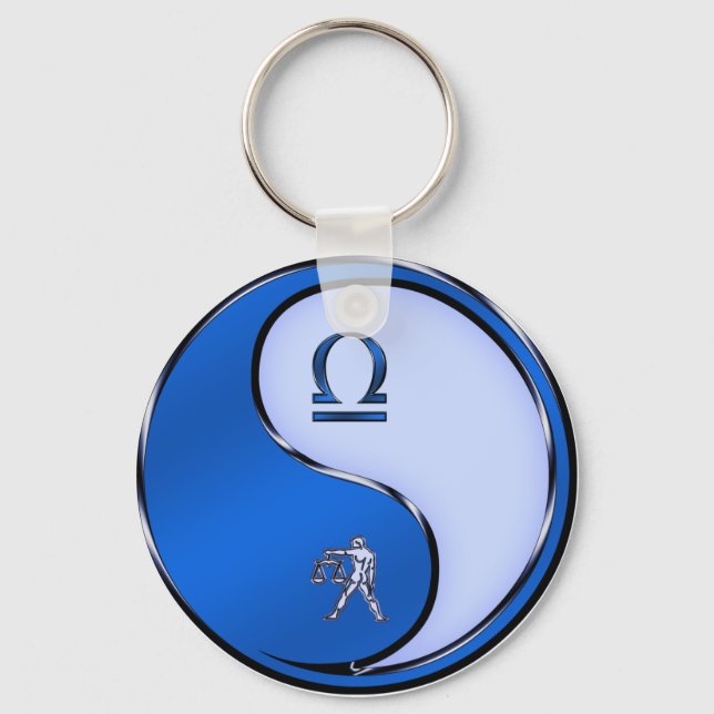 Libra Key Ring (Back)