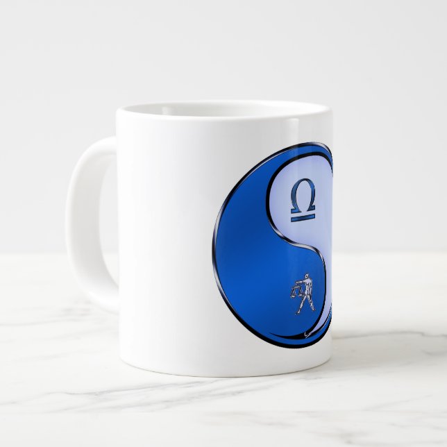 Libra Large Coffee Mug (Front Left)