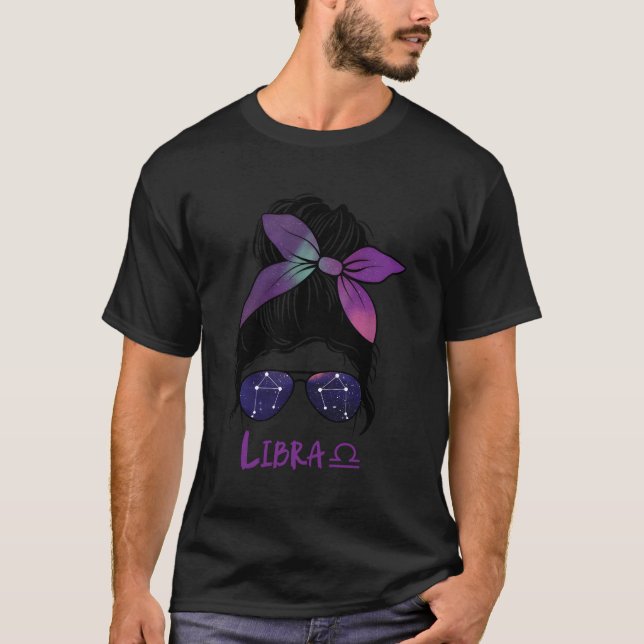 Libra Libra Zodiac Constellation T-Shirt (Front)