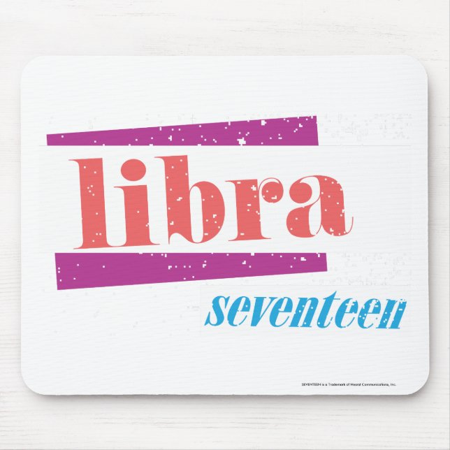 Libra LtPink Mouse Mat (Front)