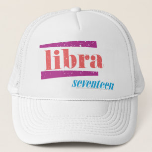 Libra LtPink Trucker Hat