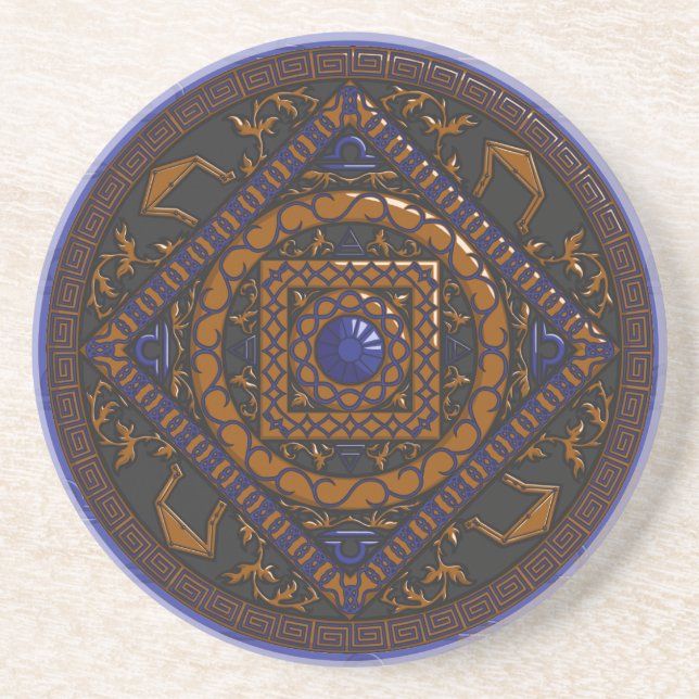 Libra Mandala Coaster (Front)