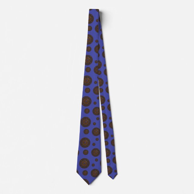 Libra Mandala Men's Neck Tie (Front)
