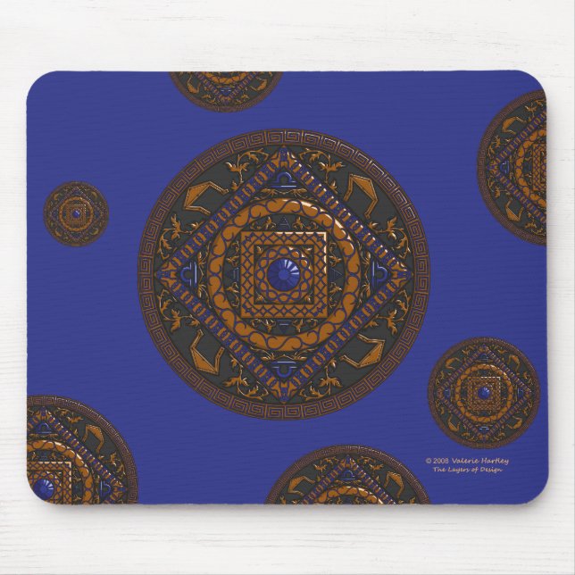Libra Mandala Mousepad (Front)