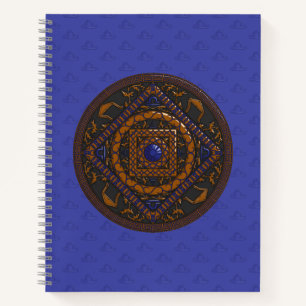 Libra Mandala Spiral Notebook