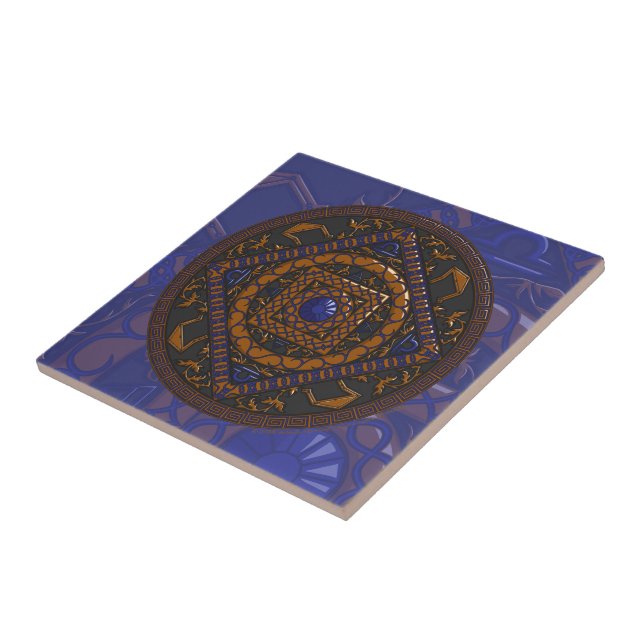 Libra Mandala Tile (Side)
