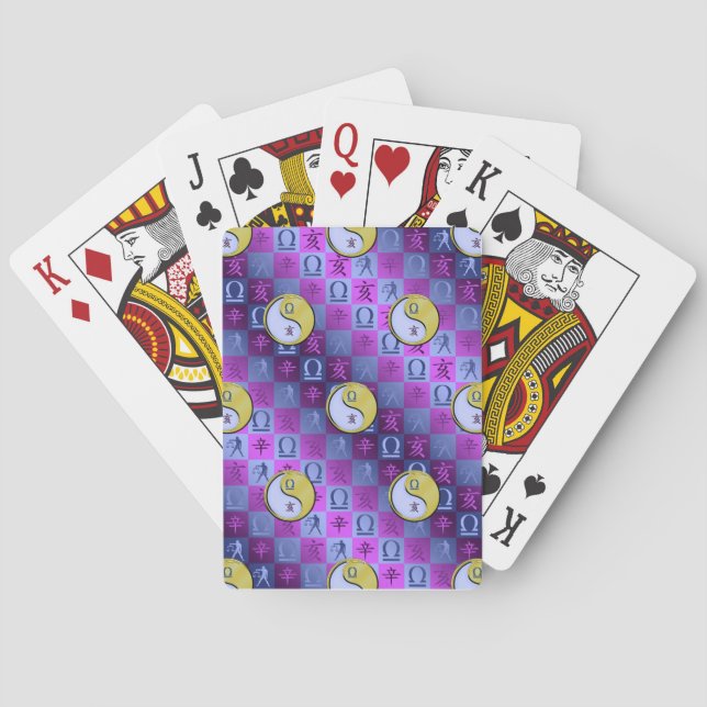 Libra & Metal Boar Playing Cards (Back)