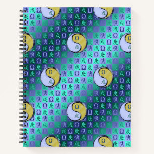 Libra & Metal Dog Notebook