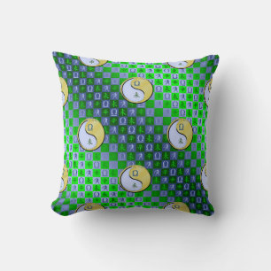 Libra & Metal Goat Cushion