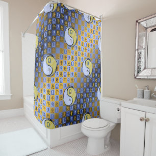 Libra & Metal Horse Shower Curtain