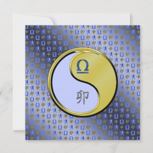 Libra & Metal Rabbit Card