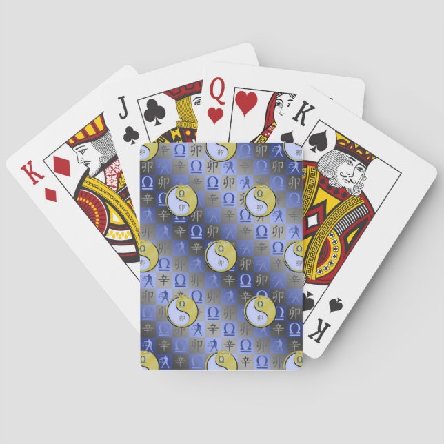 Libra & Metal Rabbit Playing Cards (Back)