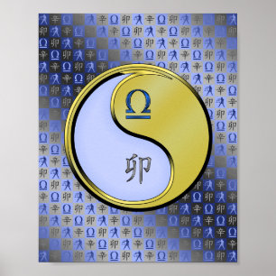 Libra & Metal Rabbit Poster