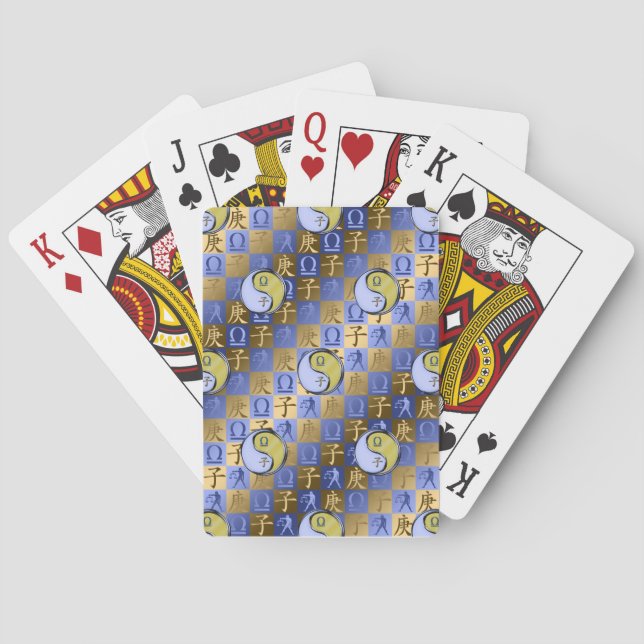 Libra & Metal Rat Playing Cards (Back)