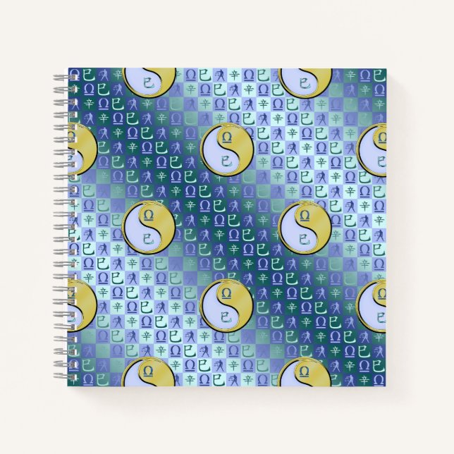 Libra & Metal Snake Notebook (Front)