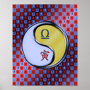 Libra & Metal Tiger Poster