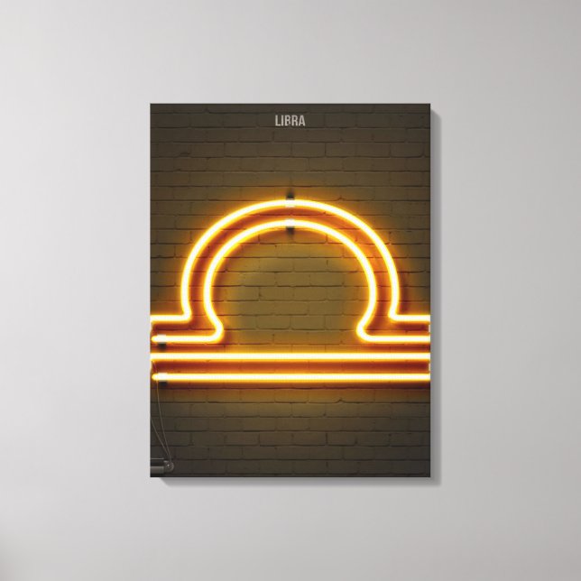 Libra neon sign | Libra Lover Gift | Cute Birthday (Front)