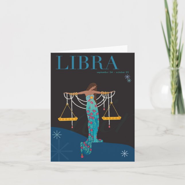 Libra Note Card (Front)