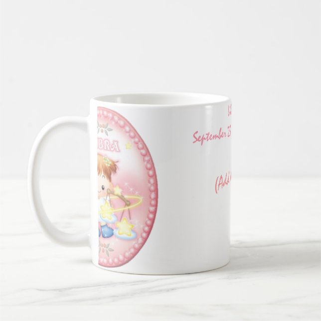 Libra - Personalised Zodiac Mug (Left)