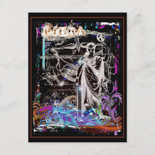 Libra Postcard