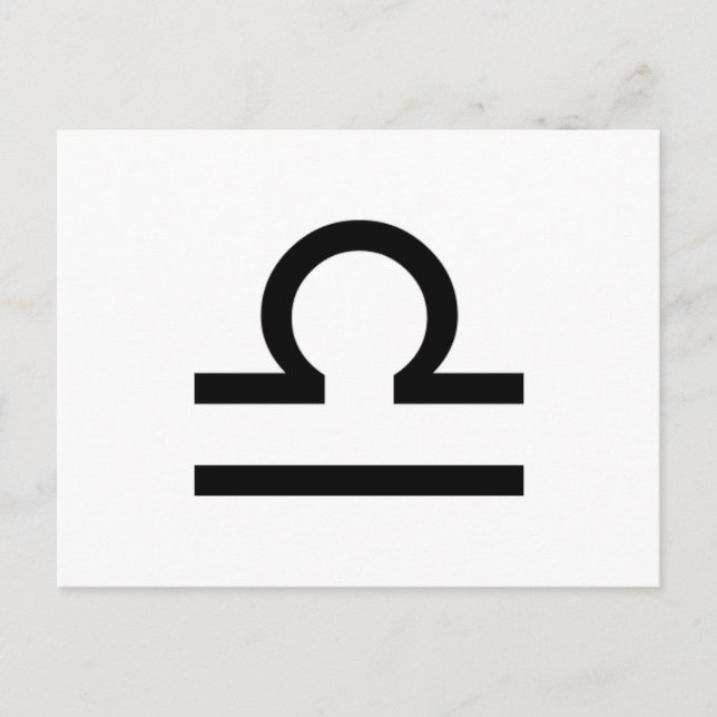 Libra Postcard (Front)